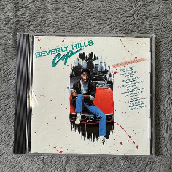 Beverly Hills Cop Soundtrack (Cd, 1985) Eddie Murphy Comedy Legend MCA Records - Picture 1 of 4